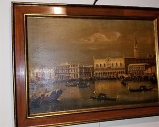 Venetian Lagoon oil of the Dodge's Palace