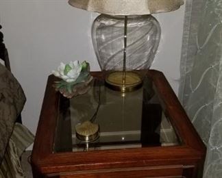 Side Table and decorative items