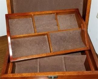 Interior of Jewelry Case