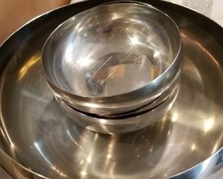 Stainless steel bowls