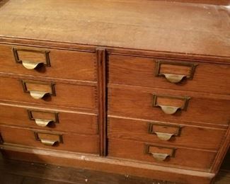 Antique Globe transfer case wooden Cabinet