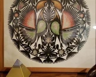 Paper cut out from Poland
