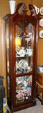 Walnut Curio Cabinet