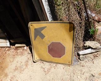 Stop Sign Ahead Sign