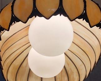 Slag glass Oblong Pendant Lamp