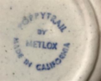 Metlox Poppytrail Stoneware, Made in California