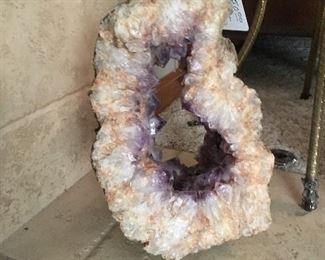 Huge geode with wonderful formation and color