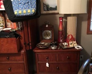 Nightstand that matches the armoire and chest.