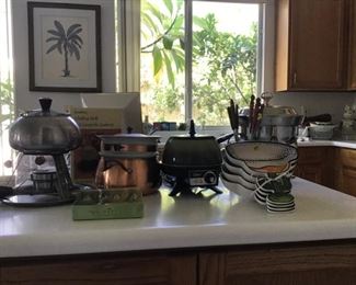 Vintage Fondue Pots