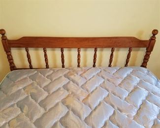 Ethan Allen,  solid maple full size bed.  Headboard Foot board and frame.