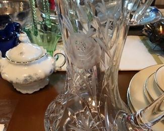 Large pitcher with big handle