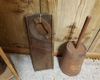 Butter Churn and Slaw Cutter
