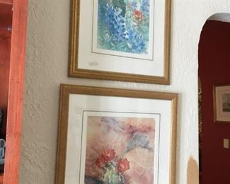 Watercolor prints , Burch