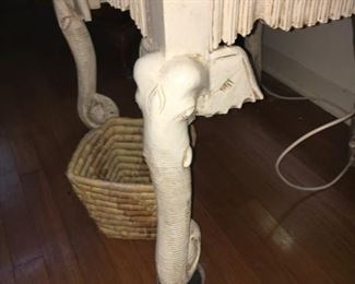 Cute table with elephant legs