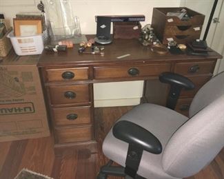 Student desk and office chair