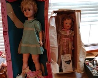 Dolls in boxes