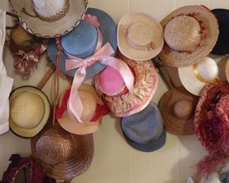 Lots and lots of doll hats