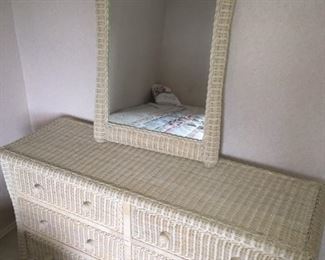 Wicker Dresser