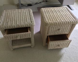 Wicker End Tables