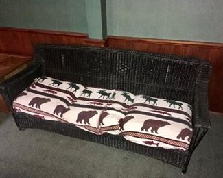 Vintage Wicker Sofa