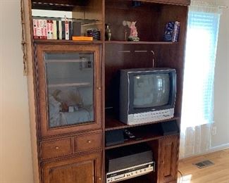 Entertainment center -3 tube TVS