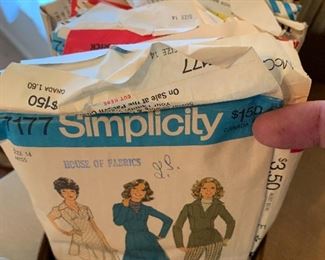 Simplicity patterns -1960s