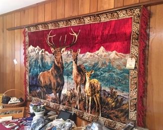 Velvt wall hanging-vintage!