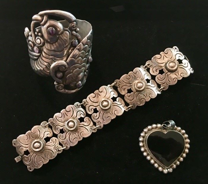 Vintage Mexican sterling jewelry