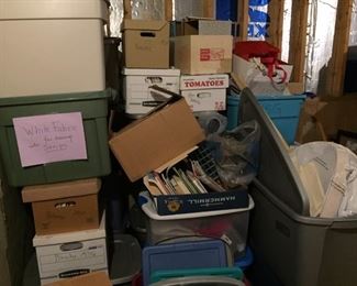 Find treasures hidden in these boxes...we will have them all opened and on display for your shopping pleasure.