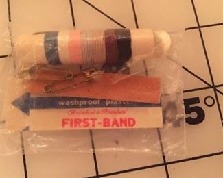Even a tiny sewing kit for travel.
