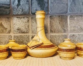 Pottery craft vintage 7piece