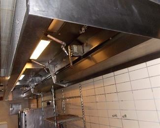 stainless steel restaurant hood