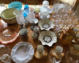 Vintage Crystal, Milk Glass...Excellent Condition. Most Flawless. Many Rare Pieces.