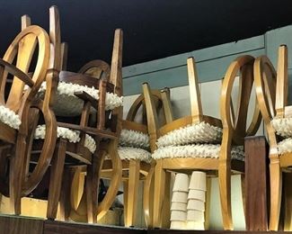 Modern solid wood chairs