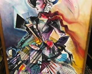 Marcus Cerda painting