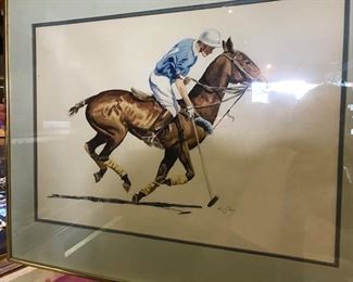 Hal Sims original watercolor