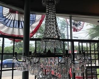 Large scale candle chandelier 