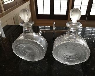 Lalique decanters