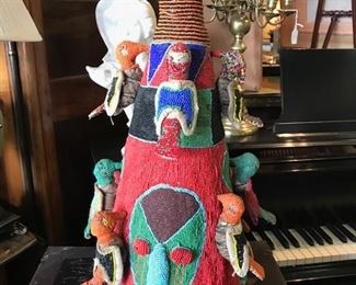 Vintage Yoruba Style  Beaded Crown 
