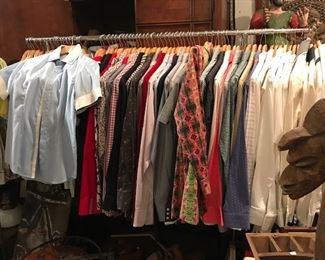 Mens XS shirts,t shirts  different brands including Naracamicie,  A/X, LaCoste, Burberry, Polo and more. All in immaculate condition.