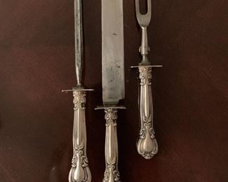 Gorham Chantily Sterling Carving Set
