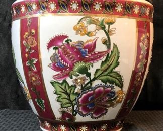 Beautiful Large Floral Design Ceramic Pot