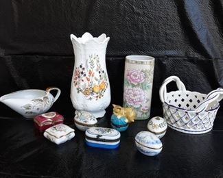 Limoges trinket boxes and more