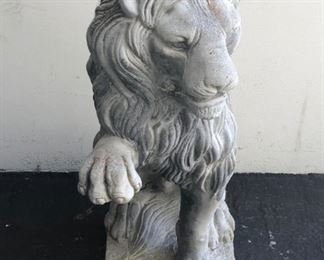 Stone Statue of a Lion