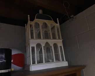 Wood Bird Cage