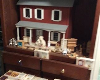 Dollhouse, antique furniture kits.