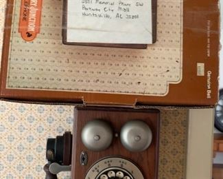 #71		antique look telephone 	 $50.00 
