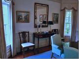 Oil on Canvas Pantings of Paris and Console Table