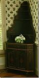 Decorated Corner Cabinet