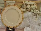 Lenox Essex--Ivory with Burgundy